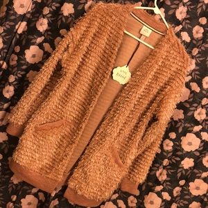 French rose cardigan